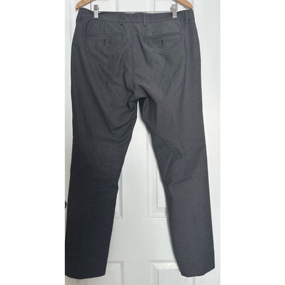 Bonobos Pants Mens 35x32 Grey Tuesday Slim Fit Flat Front Twill Preppy E10 - Picture 3 of 8